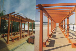 仿木長廊施工 淮北仿木長廊 宏泰藝術(shù)制品